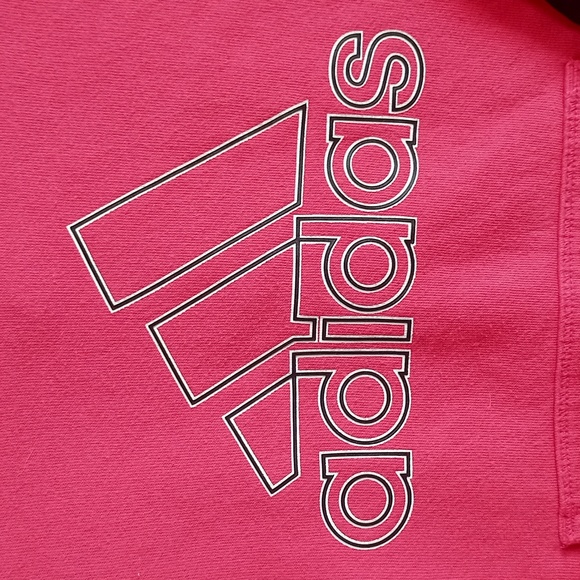 Adidas Pink Essential Hoodie - Picture 3 of 4